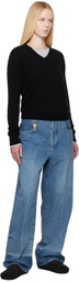 ÉTERNE Black Lennox Sweater