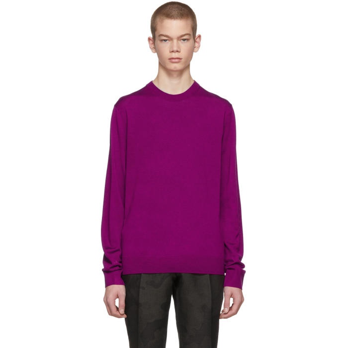 Photo: Paul Smith Purple Merino Sweater