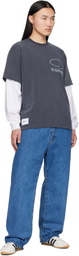 WTAPS Gray SLDR Long Sleeve T-shirt