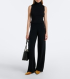 Jardin des Orangers Ribbed-knit virgin wool turtleneck top