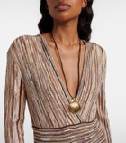 Jennifer Behr 18kt gold-plated pendant necklace