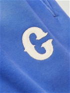 Cherry Los Angeles - Straight-Leg Logo-Appliquéd Cotton-Jersey Sweatpants - Blue