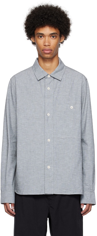 Photo: MHL by Margaret Howell Blue Overall Shirt