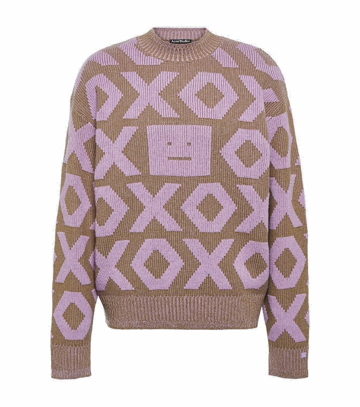 Photo: Acne Studios Face wool and cotton sweater