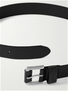 Polo Ralph Lauren - 3.5cm Full-Grain Leather Belt - Black