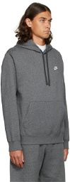 Nike Grey Fleece Sportswear Club Hoodie