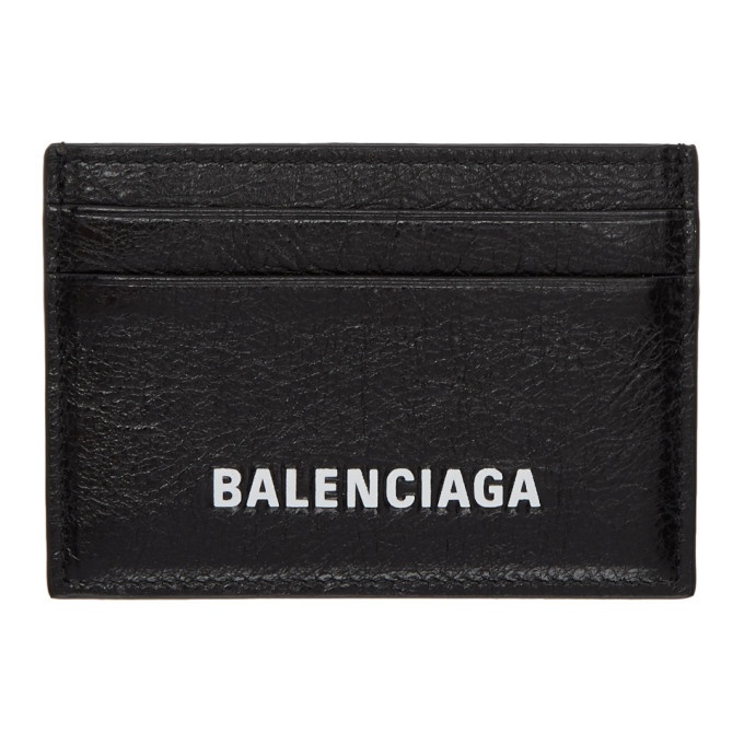 Photo: Balenciaga Black and White Everyday Card Holder