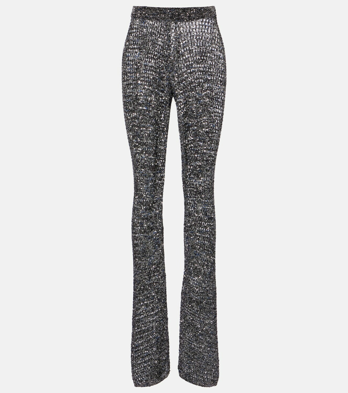Missoni Sequined lamé flared pants