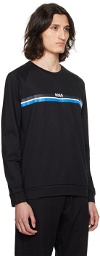 BOSS Black Striped Sweatshirt