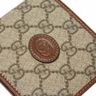 Gucci Men's Ophidia GG Wallet in Beige