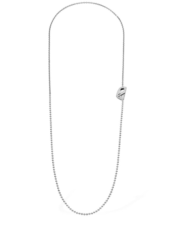 Photo: EÉRA - Stone 18kt Gold & Diamond Long Necklace