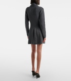 Magda Butrym Ribbed-knit cashmere minidress