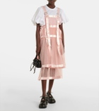 Noir Kei Ninomiya Semi-sheer midi dress