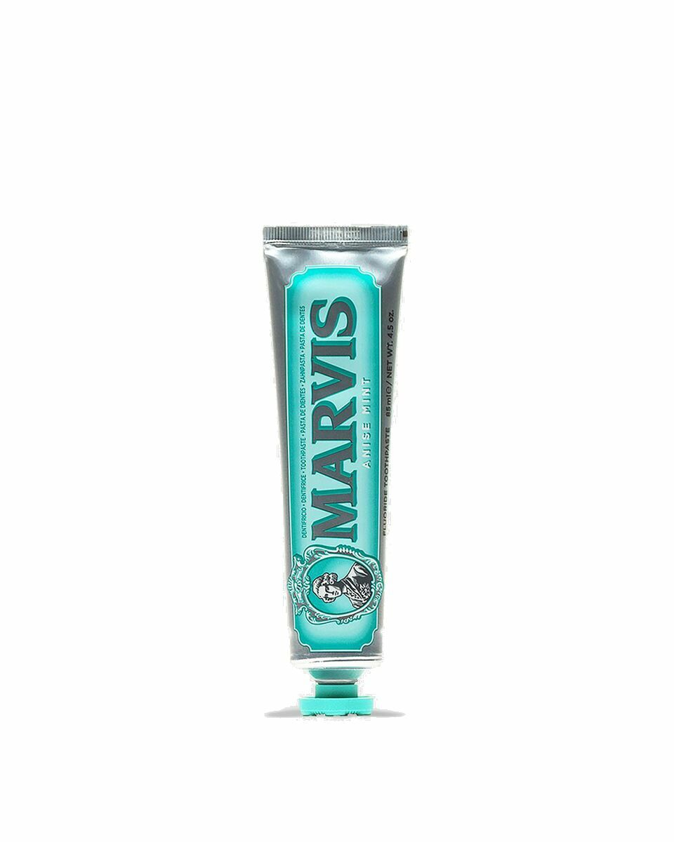 Photo: Marvis Anise Mint Toothpaste Green|Silver - Mens - Beauty|Grooming