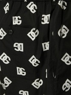 DOLCE & GABBANA - All Over Logo Poplin Shorts