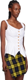 Vivienne Westwood White Monday Vest Top