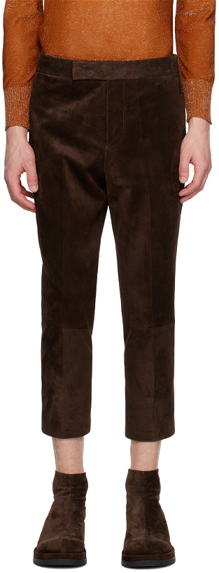 Photo: SAPIO Brown Nº 7 Leather Pants