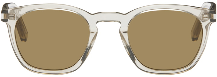 Photo: Saint Laurent Beige SL 28 Sunglasses
