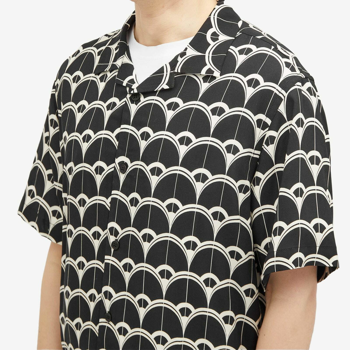 Wax London Double-Weave Seersucker Didcot Short Sleeve - Rust