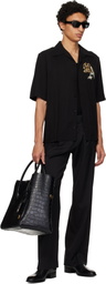 AMIRI Black Embossed Croc Honey 50 Tote