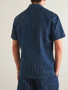 Orlebar Brown - Hibbert Solo Pastiche Cotton-Jacquard Shirt - Blue