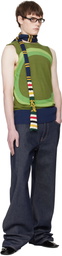 Edward Cuming Green Vortex Tank Top