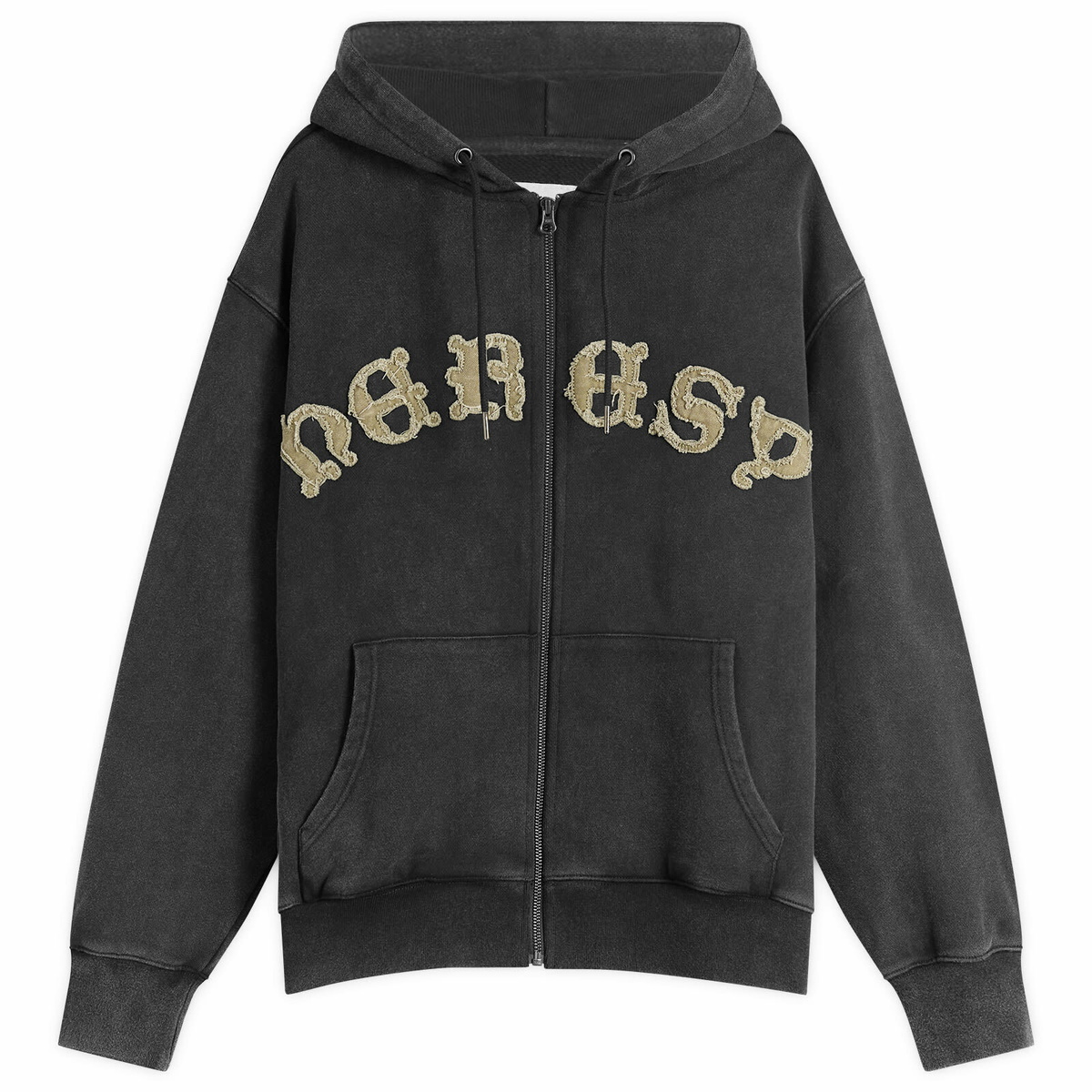 Heresy Men's Celtic Zip Hoodie in Ash
