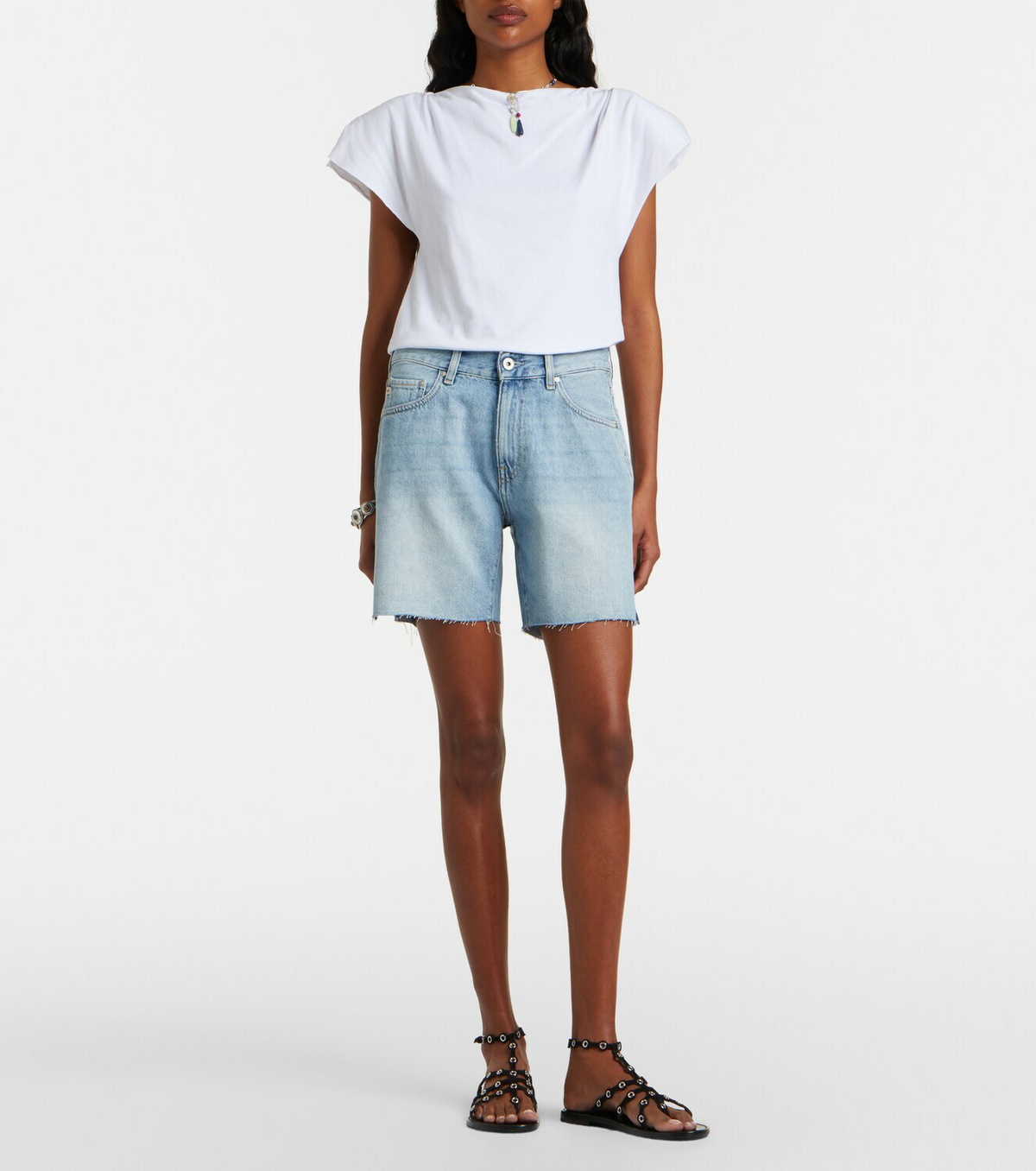 AG Jeans Ex-Boyfriend denim shorts