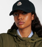 Moncler Logo cotton baseball cap