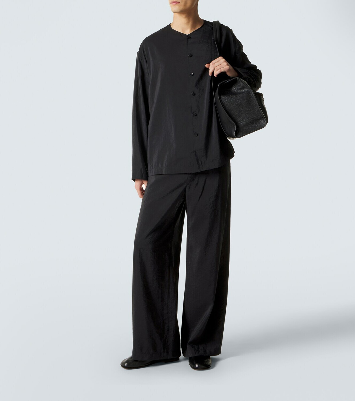 Lemaire Soft Gear leather tote bag