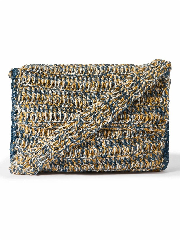 Photo: Nicholas Daley - Crocheted Jute and Cotton-Blend Messenger Bag