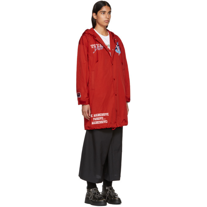 Undercover Red Passive Aggressive Rain Coat