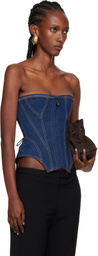 Vivienne Westwood Indigo Cobrax Denim Corset