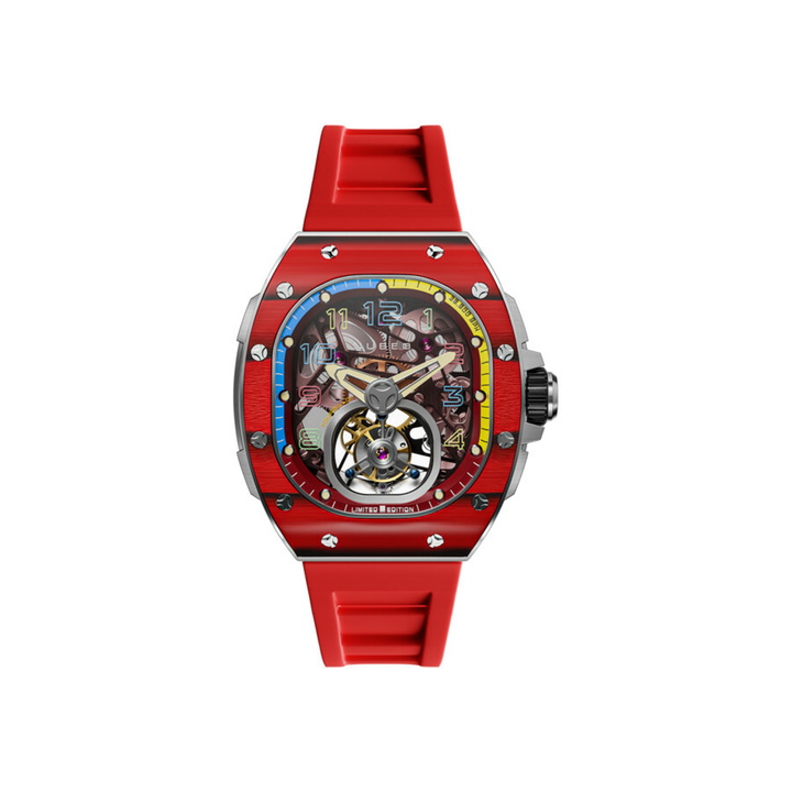 Photo: Nubeo Viper Tourbillon Hand Wind Mens Watch NB-6108-03