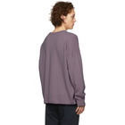 AMI Alexandre Mattiussi Purple Cashmere Oversized Sweater