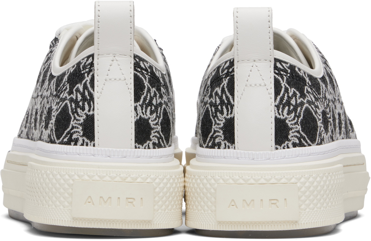AMIRI Black & White MA Quad Court Low Sneakers Amiri