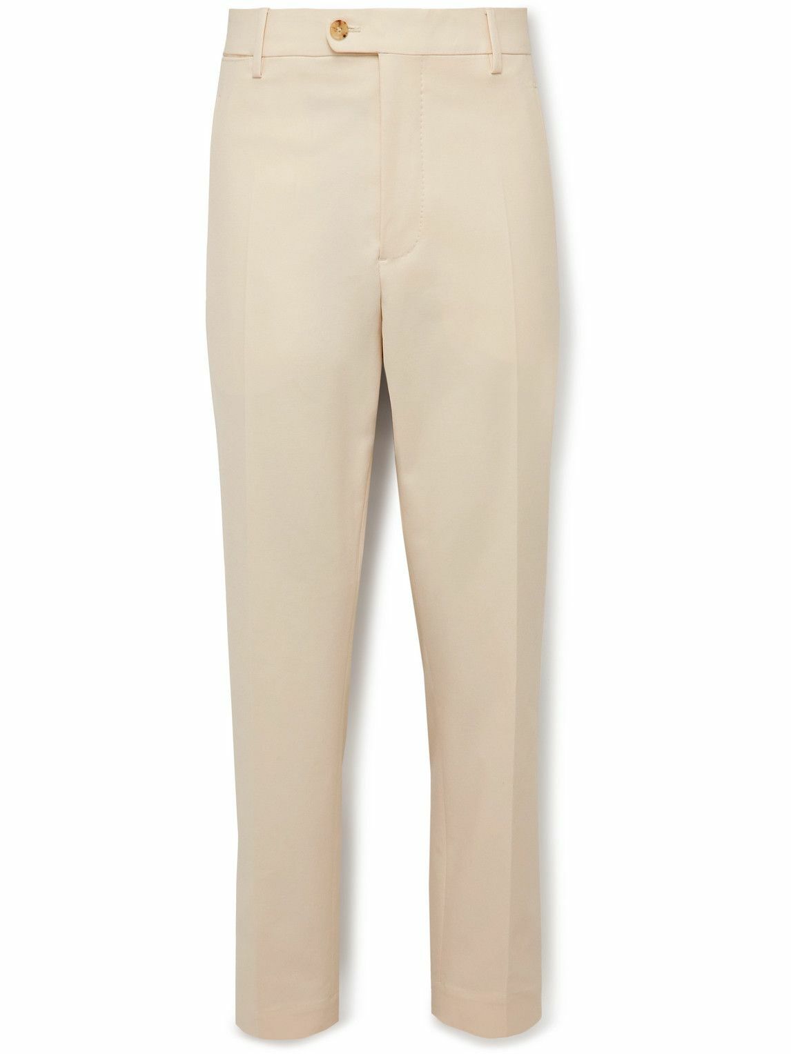 UMIT BENAN B - Straight-Leg Cotton-Poplin Drawstring