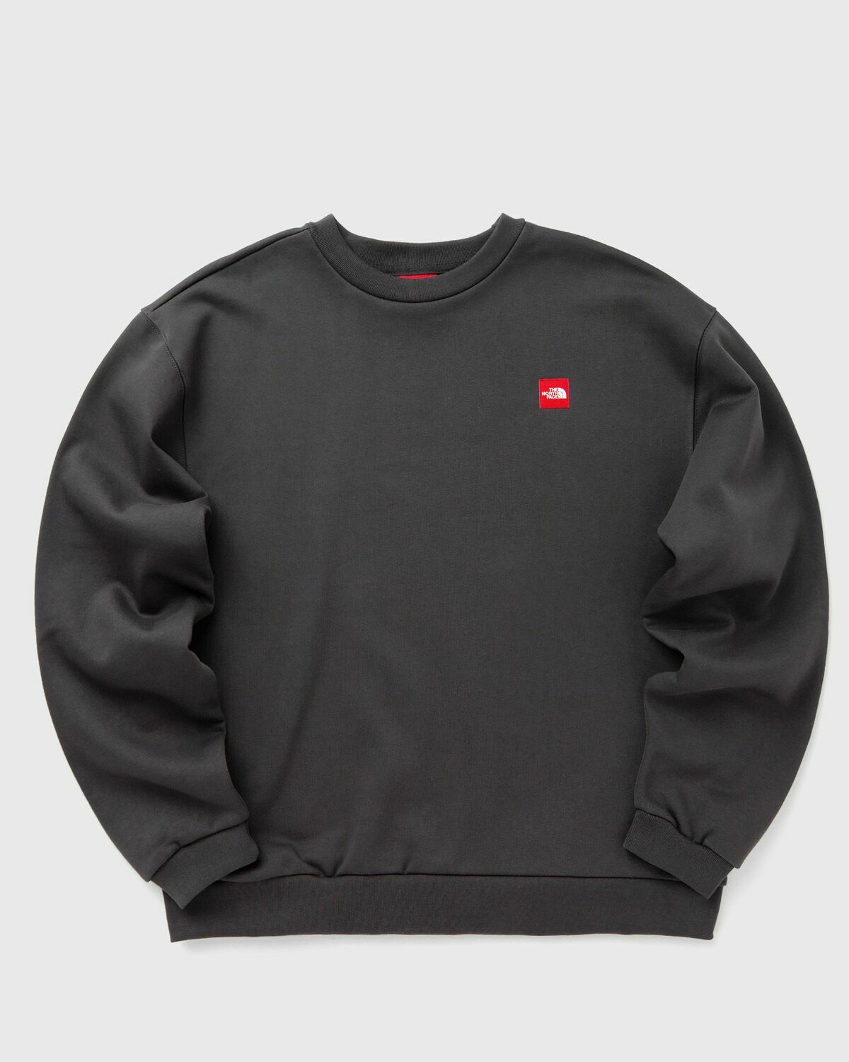 The North Face TNF Red Box Crew Black Mens Sweatshirt