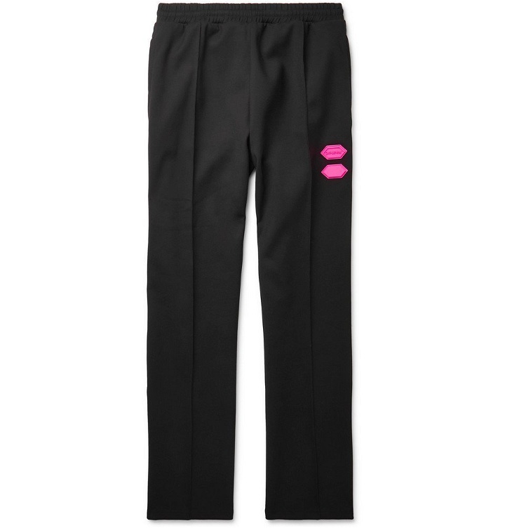 Photo: Off-White - Logo-Trimmed Stretch-Jersey Sweatpants - Men - Black