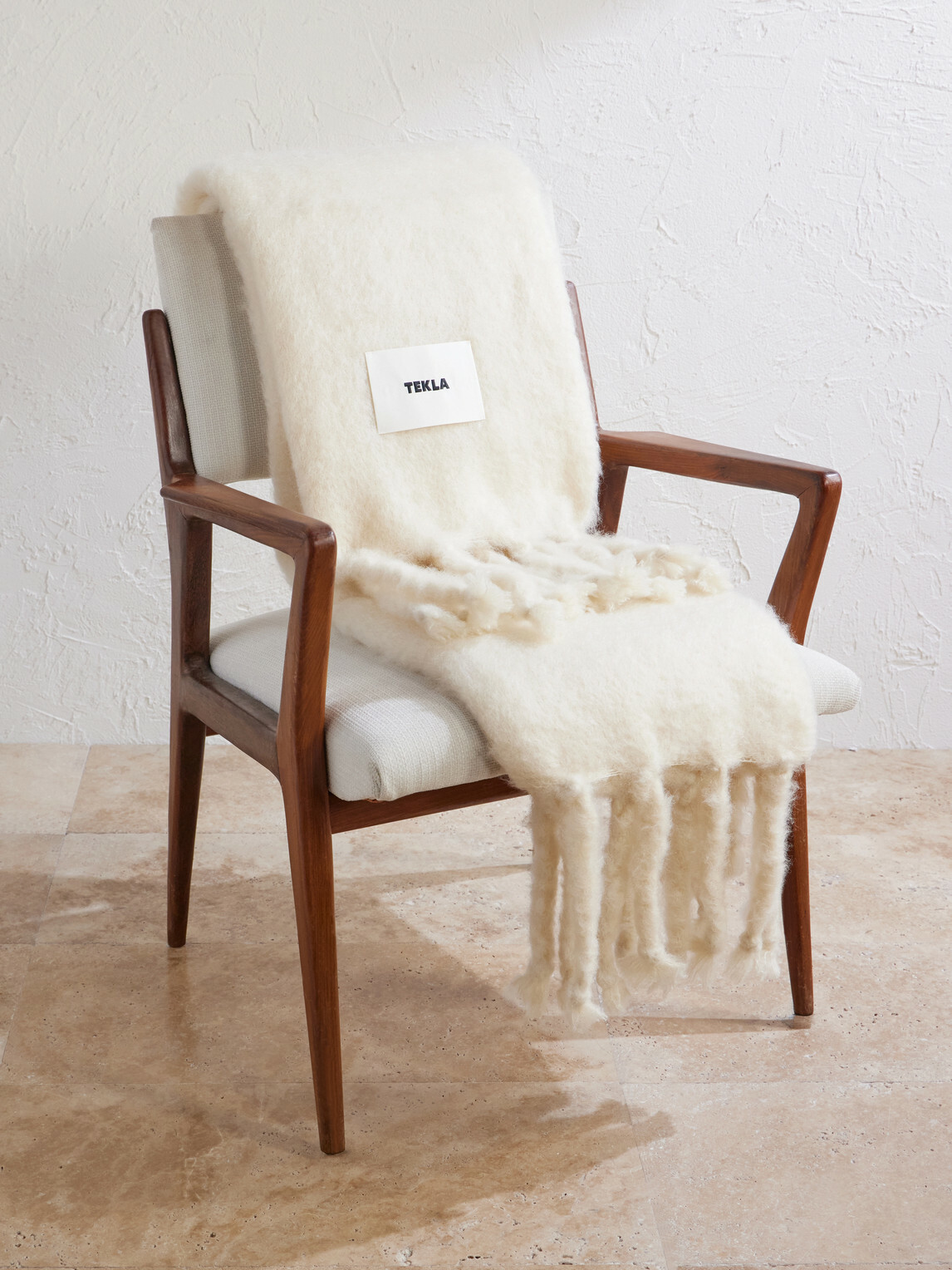 TEKLA - Fringed Mohair Blanket