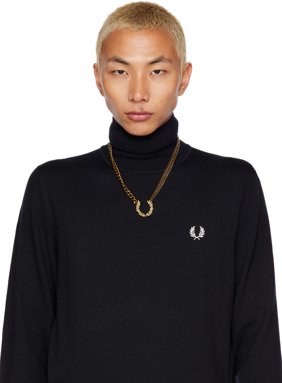 Fred Perry Gold Laurel Wreath Necklace