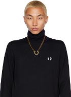 Fred Perry Gold Laurel Wreath Necklace