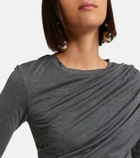 Marant Etoile Dressi draped jersey top