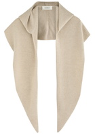 Lisa Yang Rina Hooded Cashmere Scarf - Sand - One Size