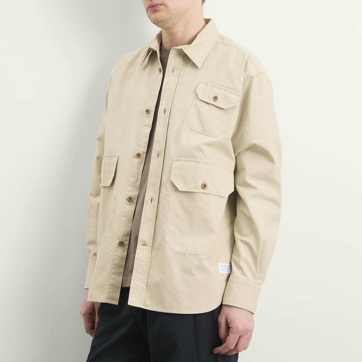 Norse Projects Men's Espevik Oversized Utility Shirt in Tan