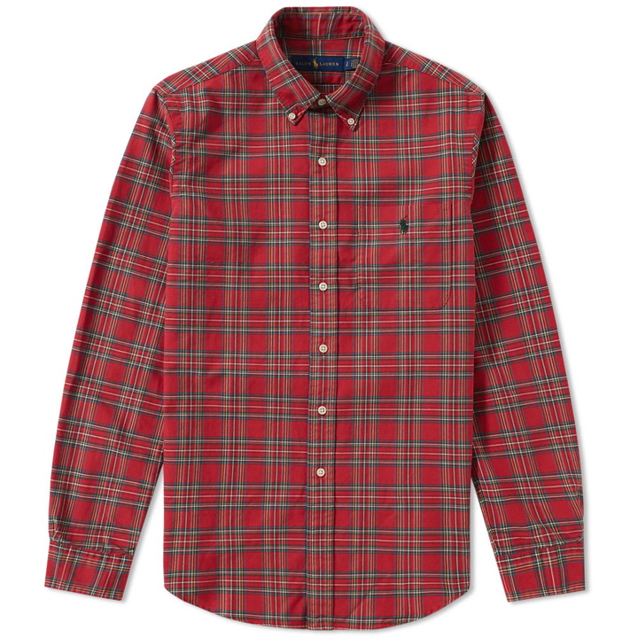 Photo: Polo Ralph Lauren Custom Fit Button Down Check Oxford Shirt