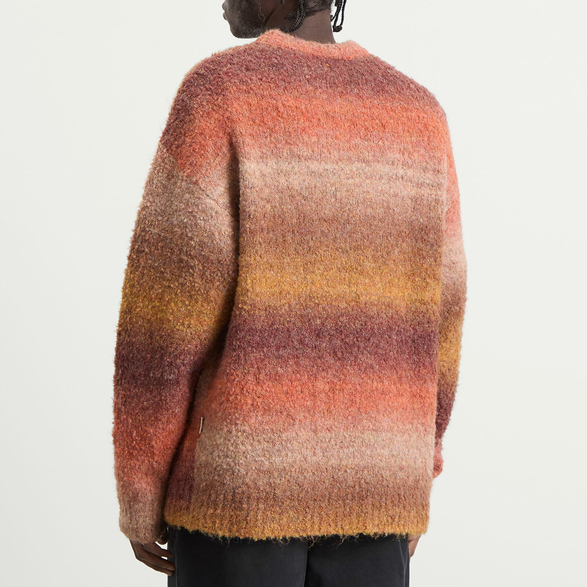 Bound Men's Boucle Jumper in Embers Gradient