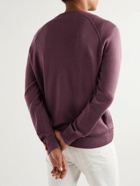 Loro Piana - Cashmere, Virgin Wool and Silk-Blend Sweater - Burgundy