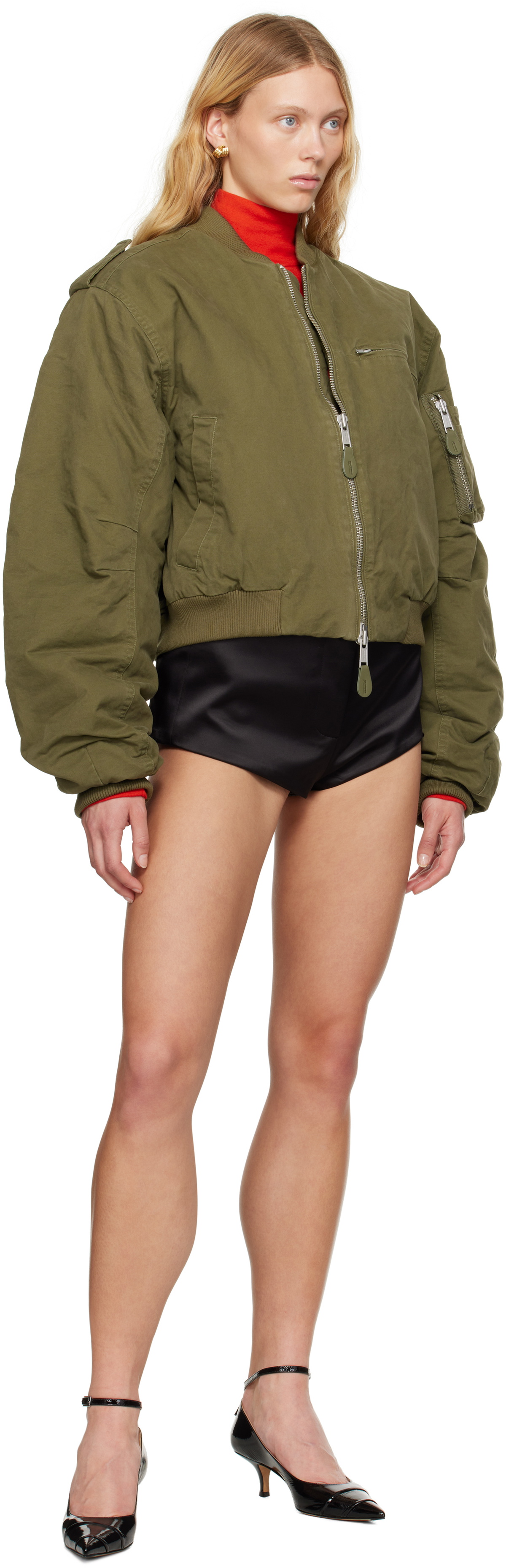 Entire Studios Taupe Puppy Shorts