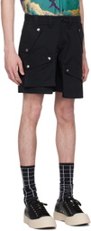 Members of the Rage Black Cargo Shorts